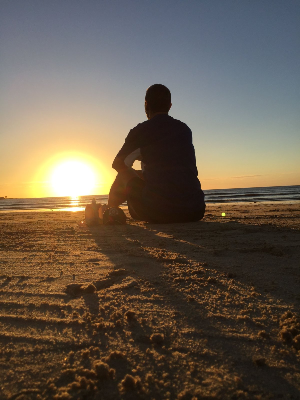 Гора и скалолаз