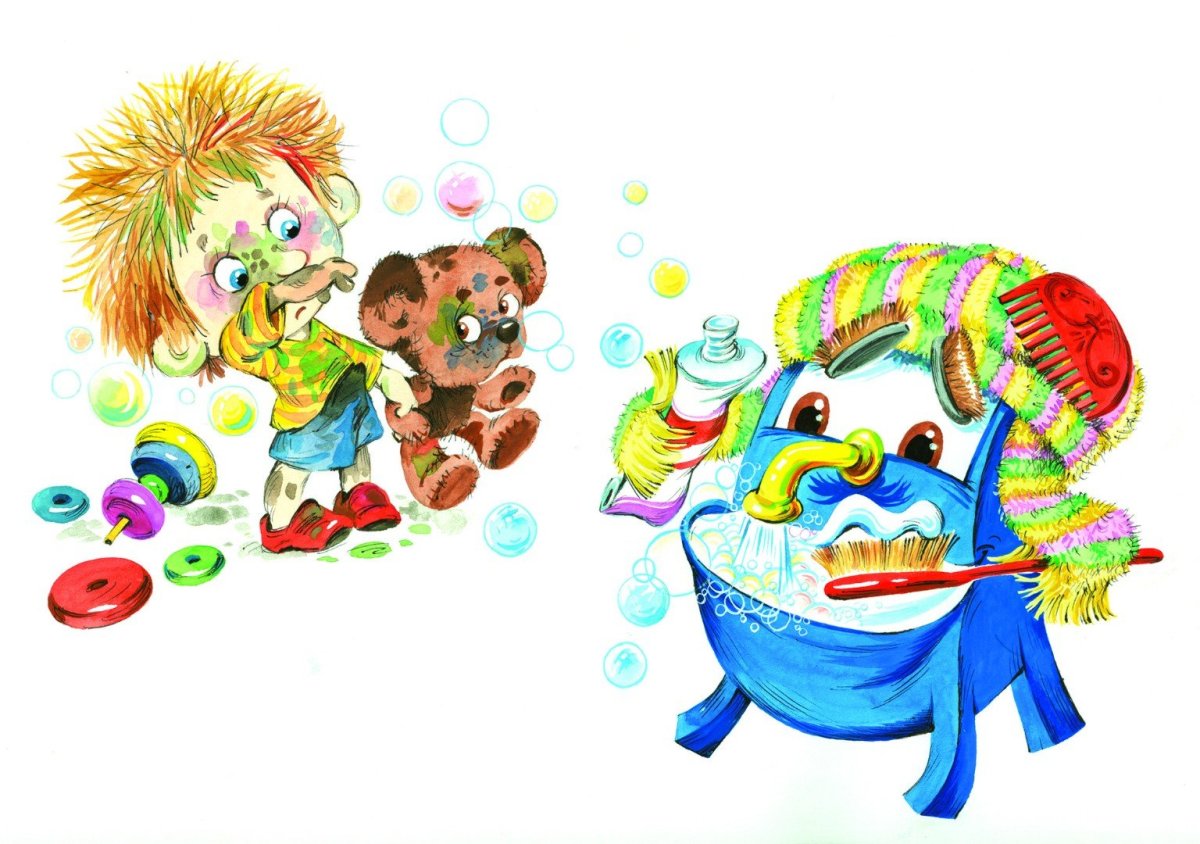 Мальчик Замарашка Мойдодыр