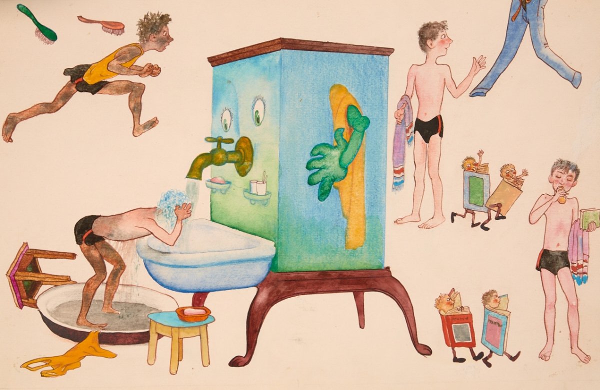 Корней Чуковский Мойдодыр иллюстрации