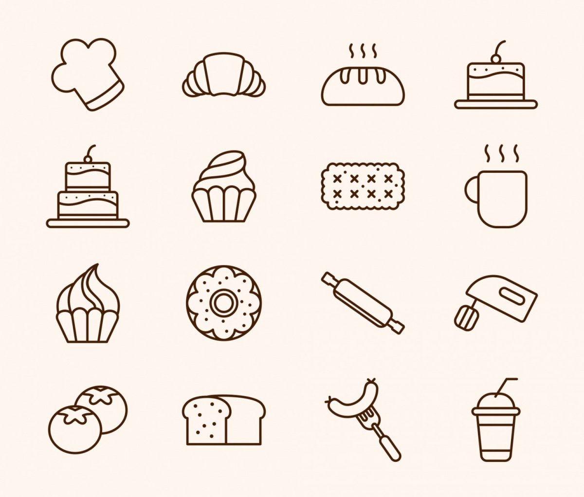 Значки для кондитерских изделий