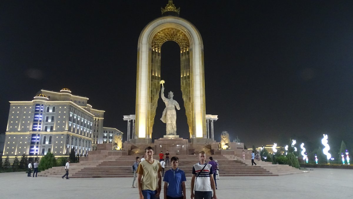 Центр город Душанбе Исмоили Сомони