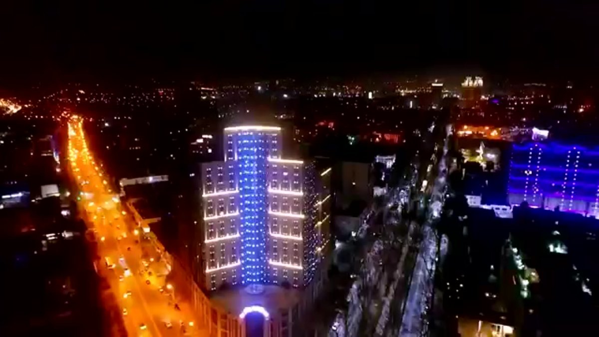 Ночной Душанбе Сити