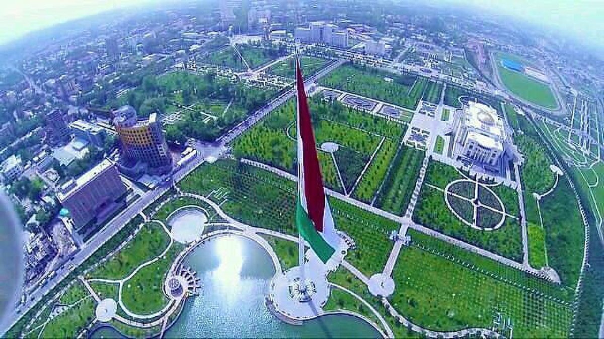 Таджикистан с птичьего полета