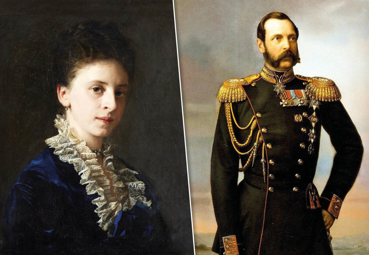 Александр 2 и Екатерина Долгорукая