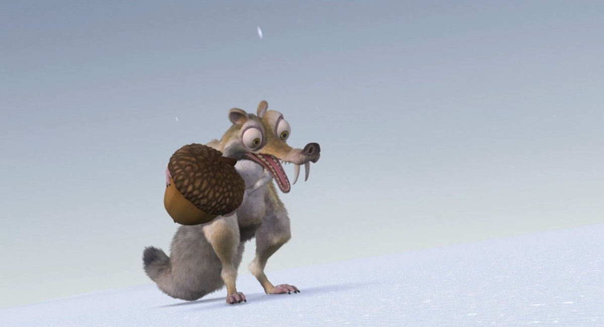 Белка из мультика Ледниковый период