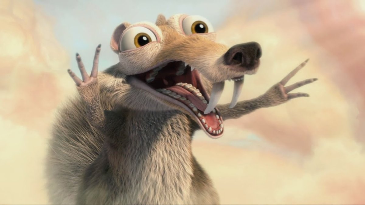 Белка Скретти из ледникового периода