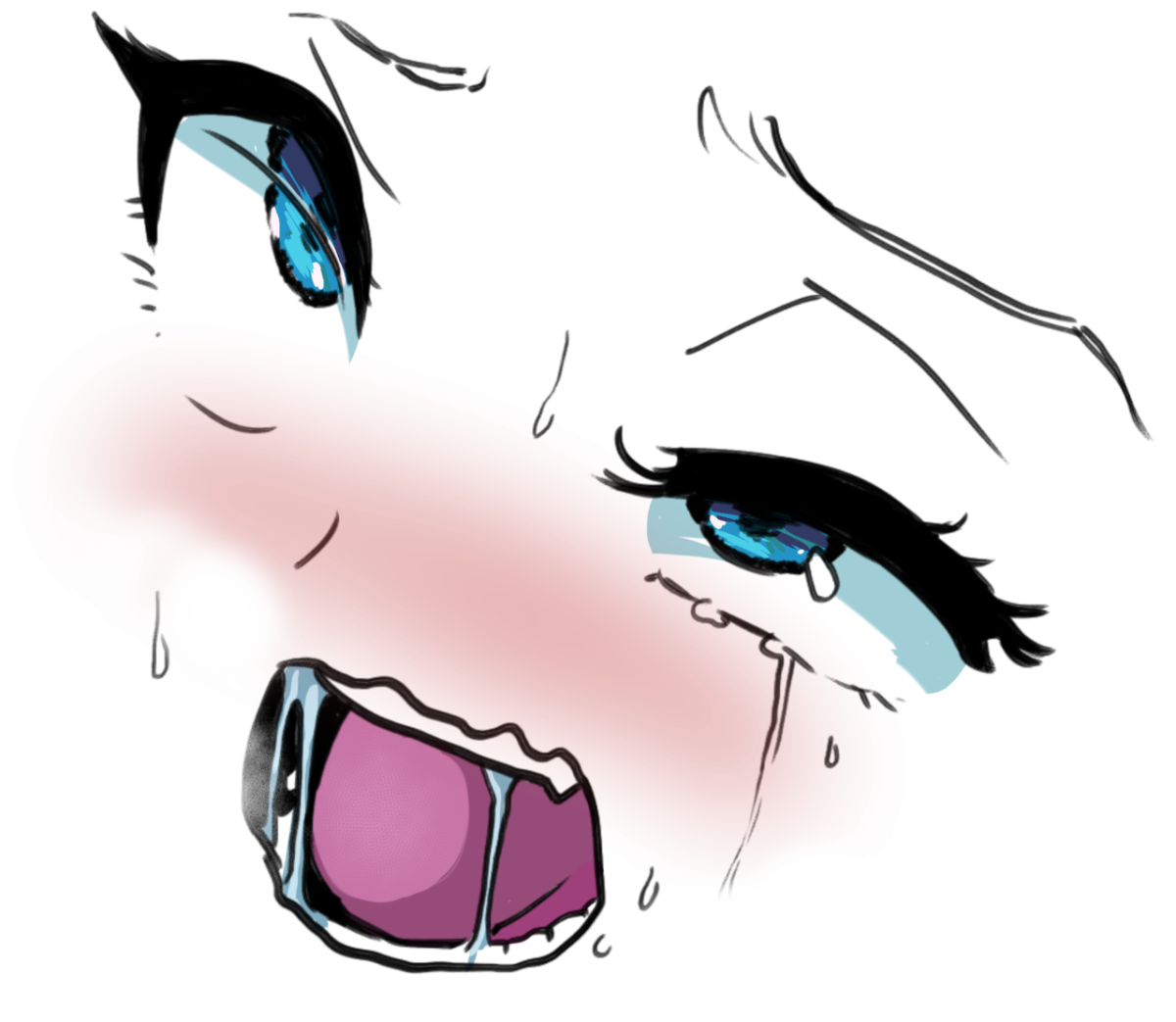 Иногда девочки делают ртом