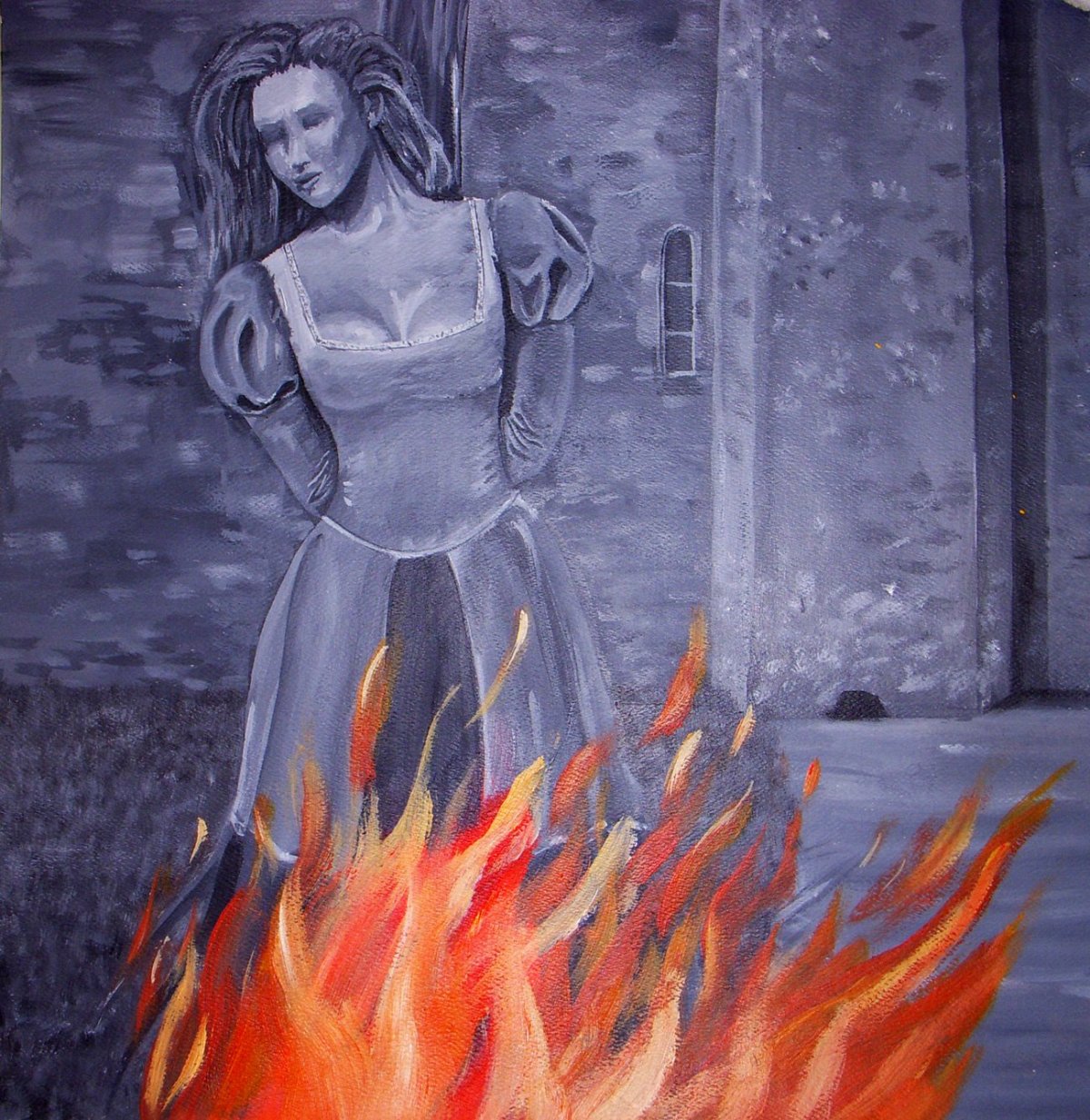 Сожжение Жанны дарк арт