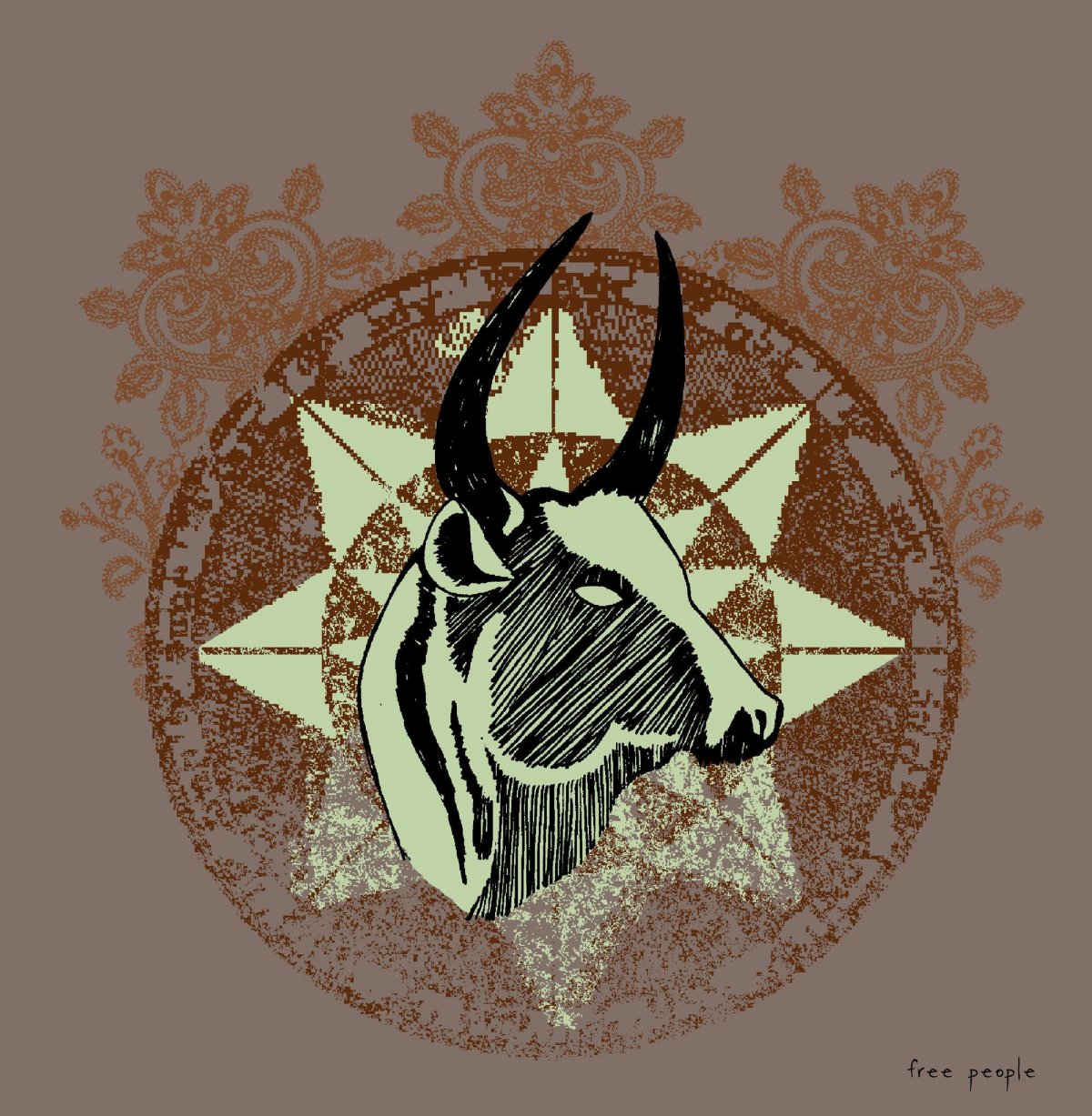 Телец Зодиак арт