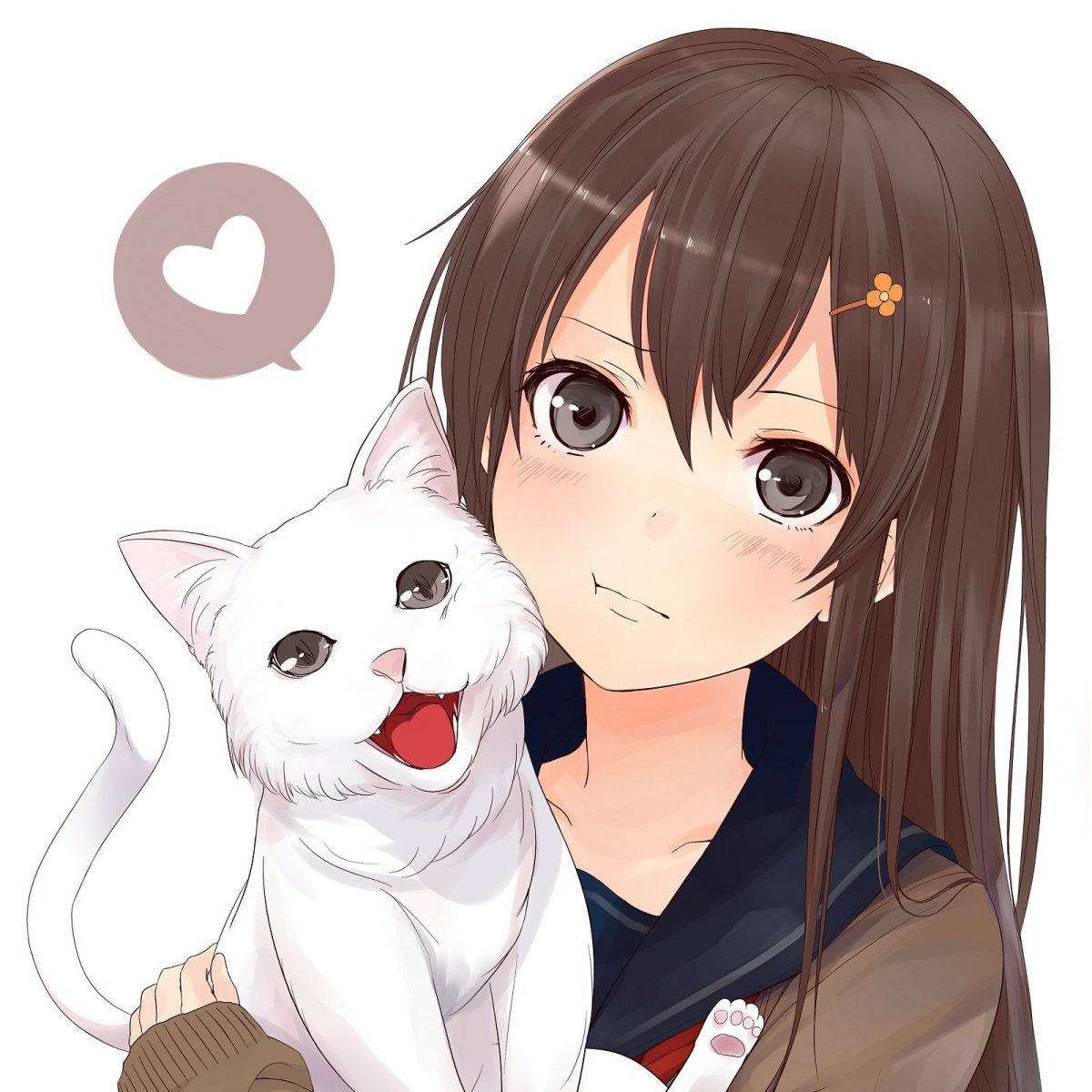 Милое аниме для срисовки