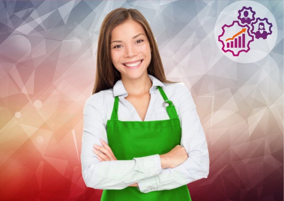 Девушка продавец