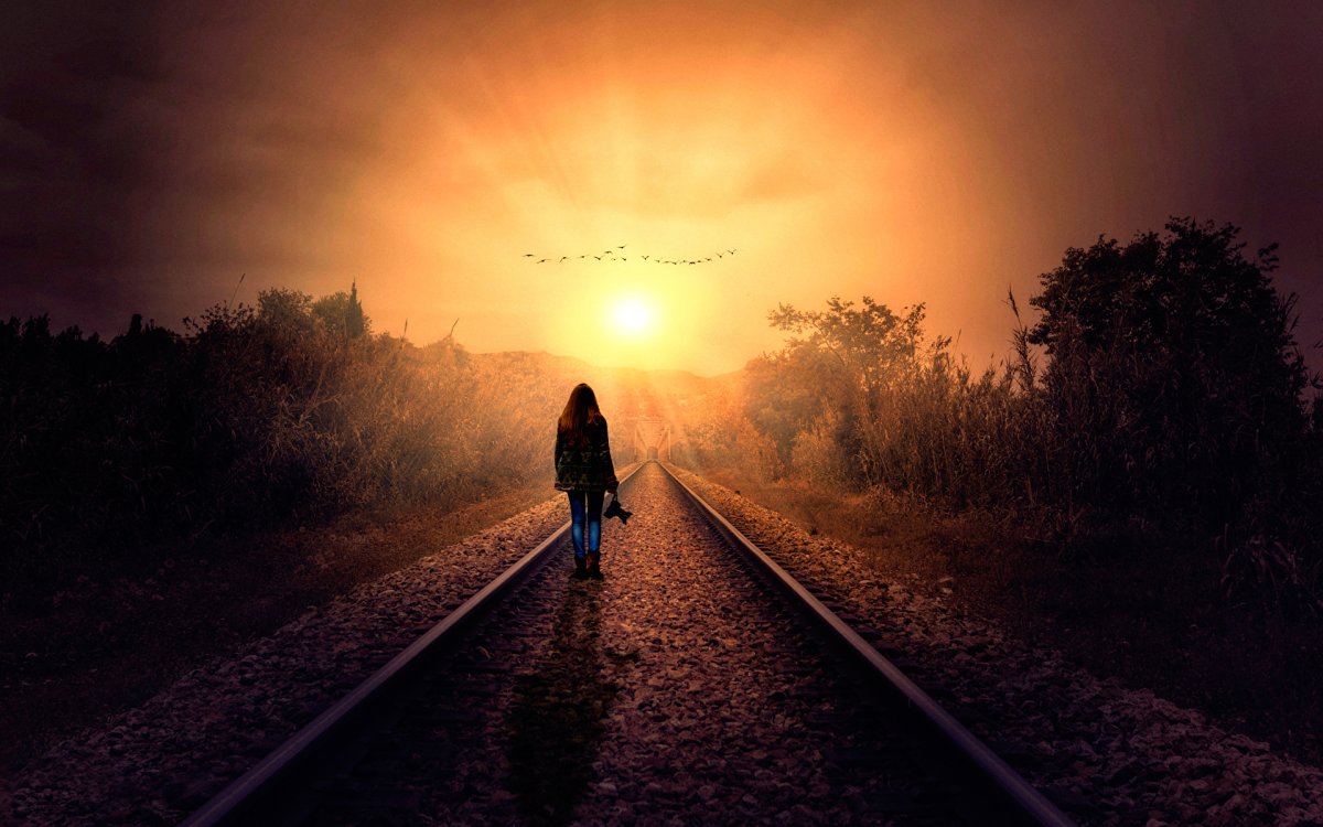 Уходящая в закат