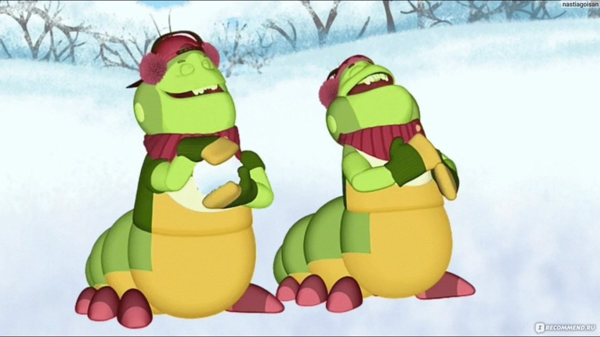 Лунтик персонажи Вупсень и Пупсень