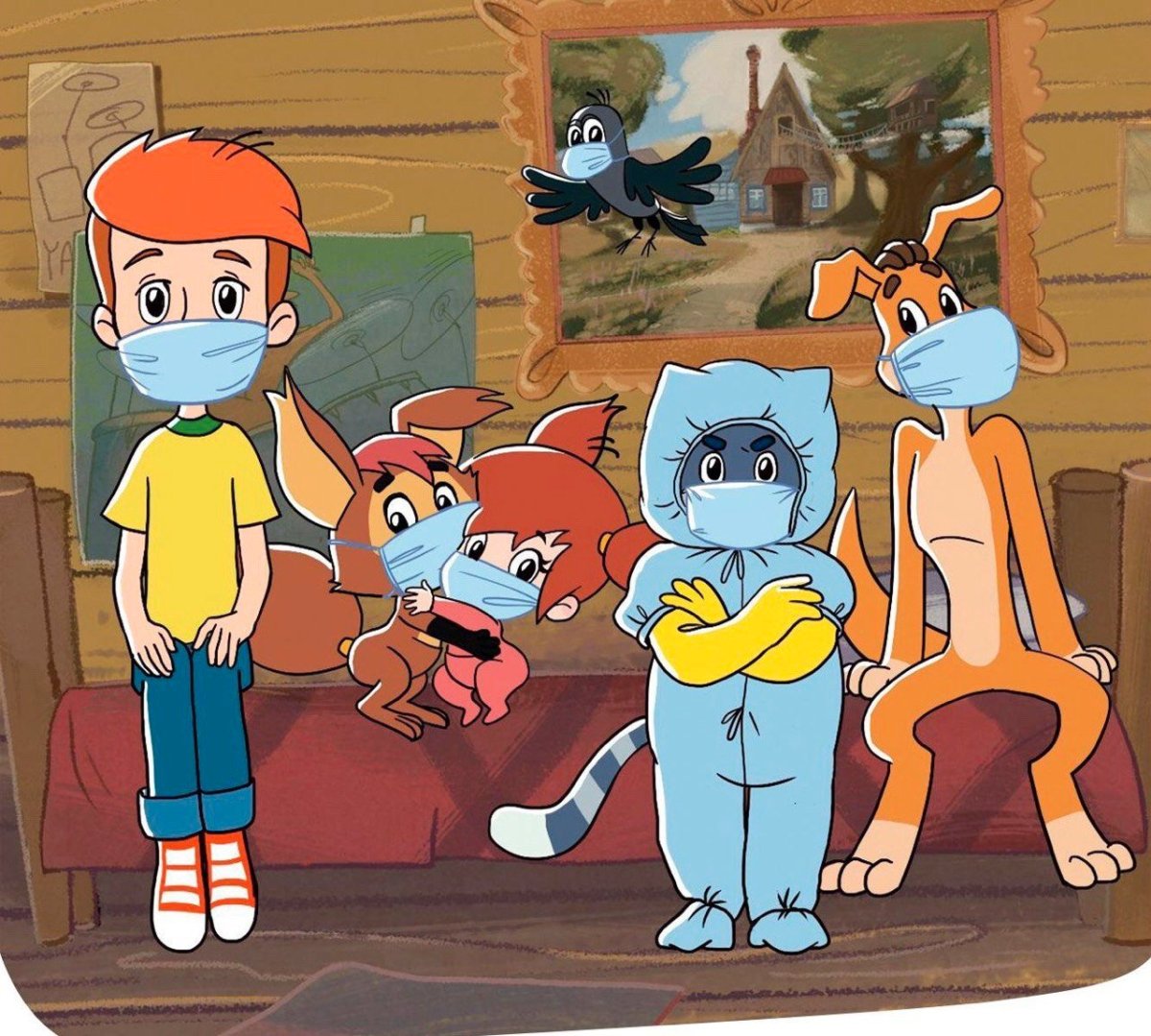 Дядя Федор и Матроскин новое Простоквашино