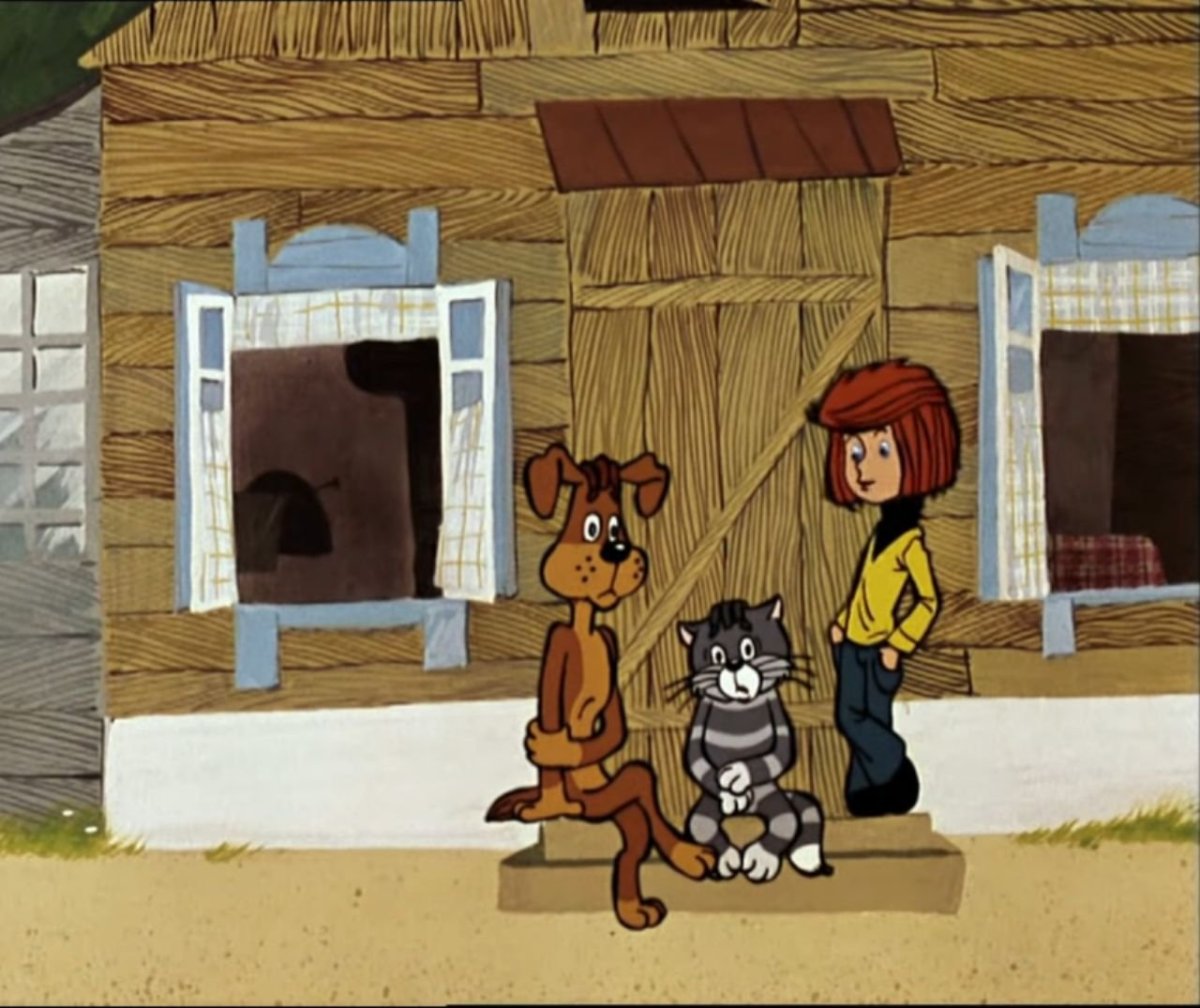 Персонажи мультфильма Простоквашино