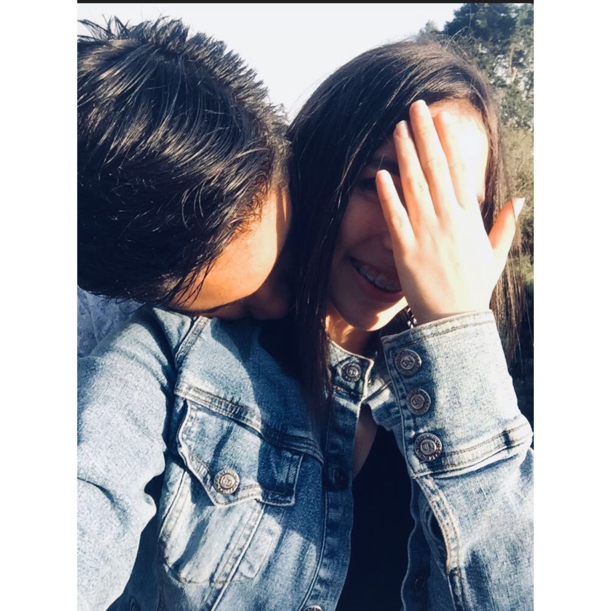 Красивые пары с закрытым лицом