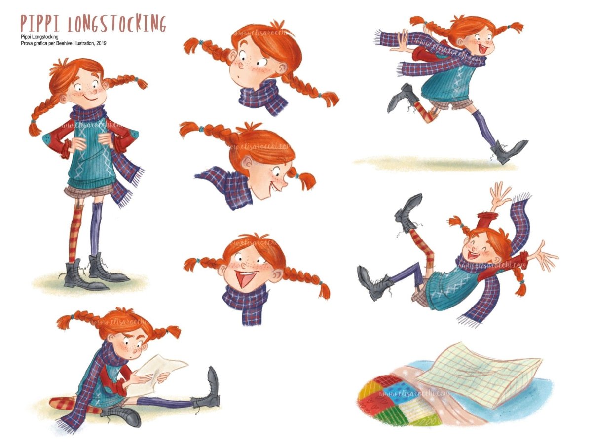 Ингер Нильсон Пеппи длинный чулок