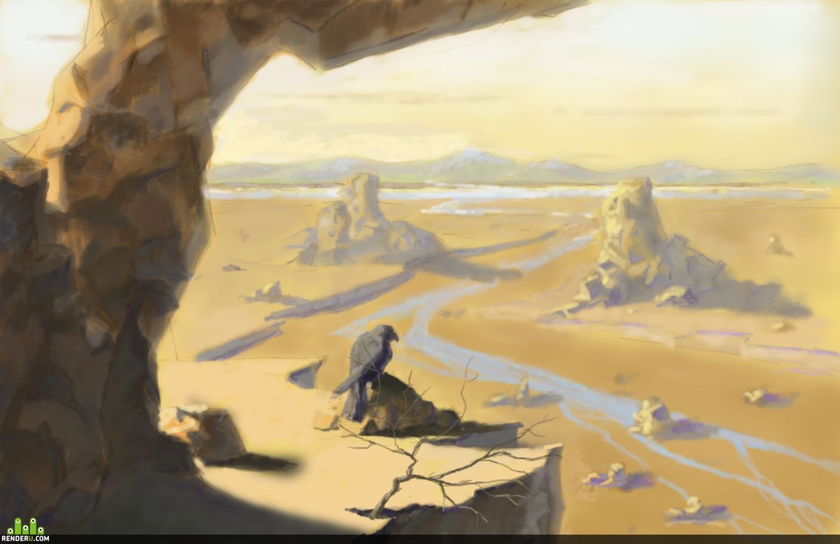 Скалы в Этрета картина