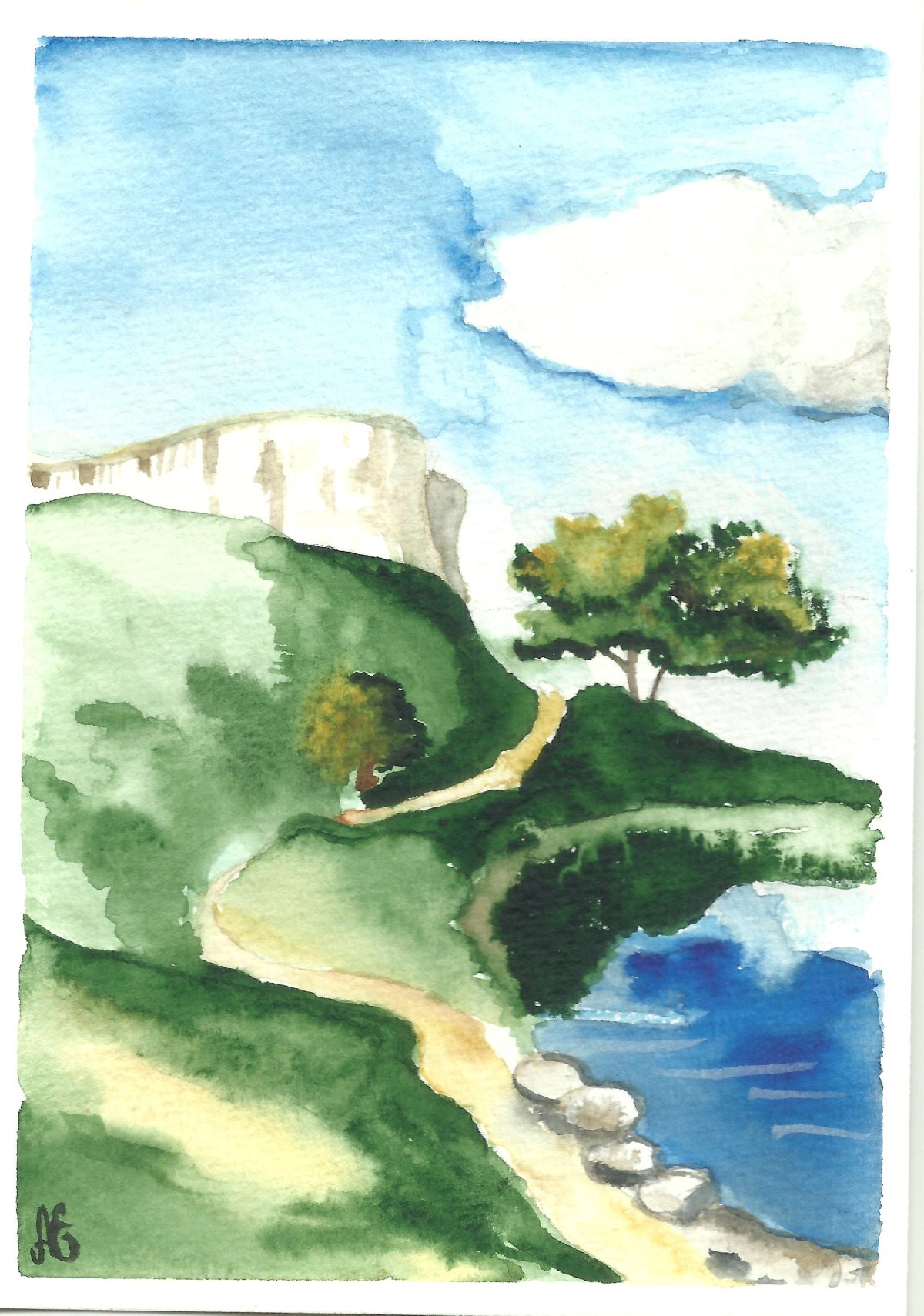 Иллюстрация к стихотворению Лермонтова