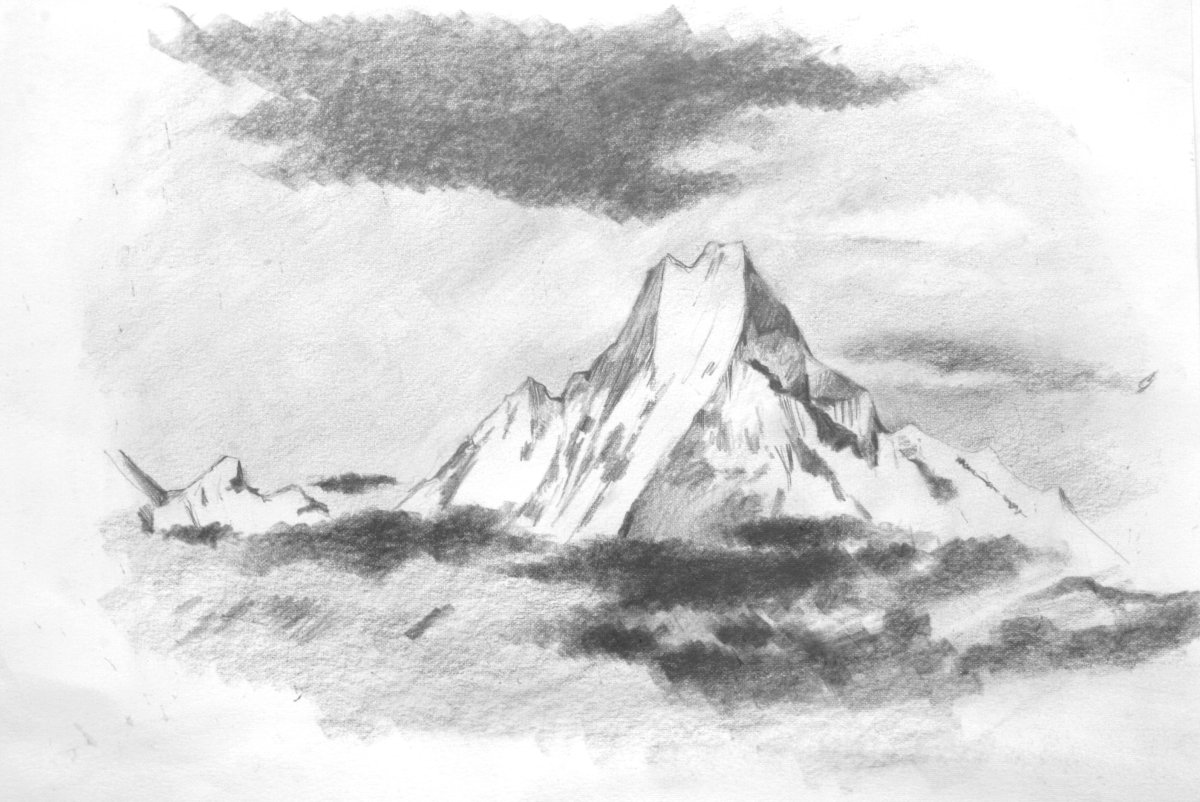 Рисунки по стихам Лермонтова