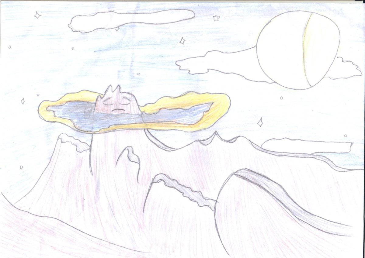 Иллюстрация к утесу Лермонтова