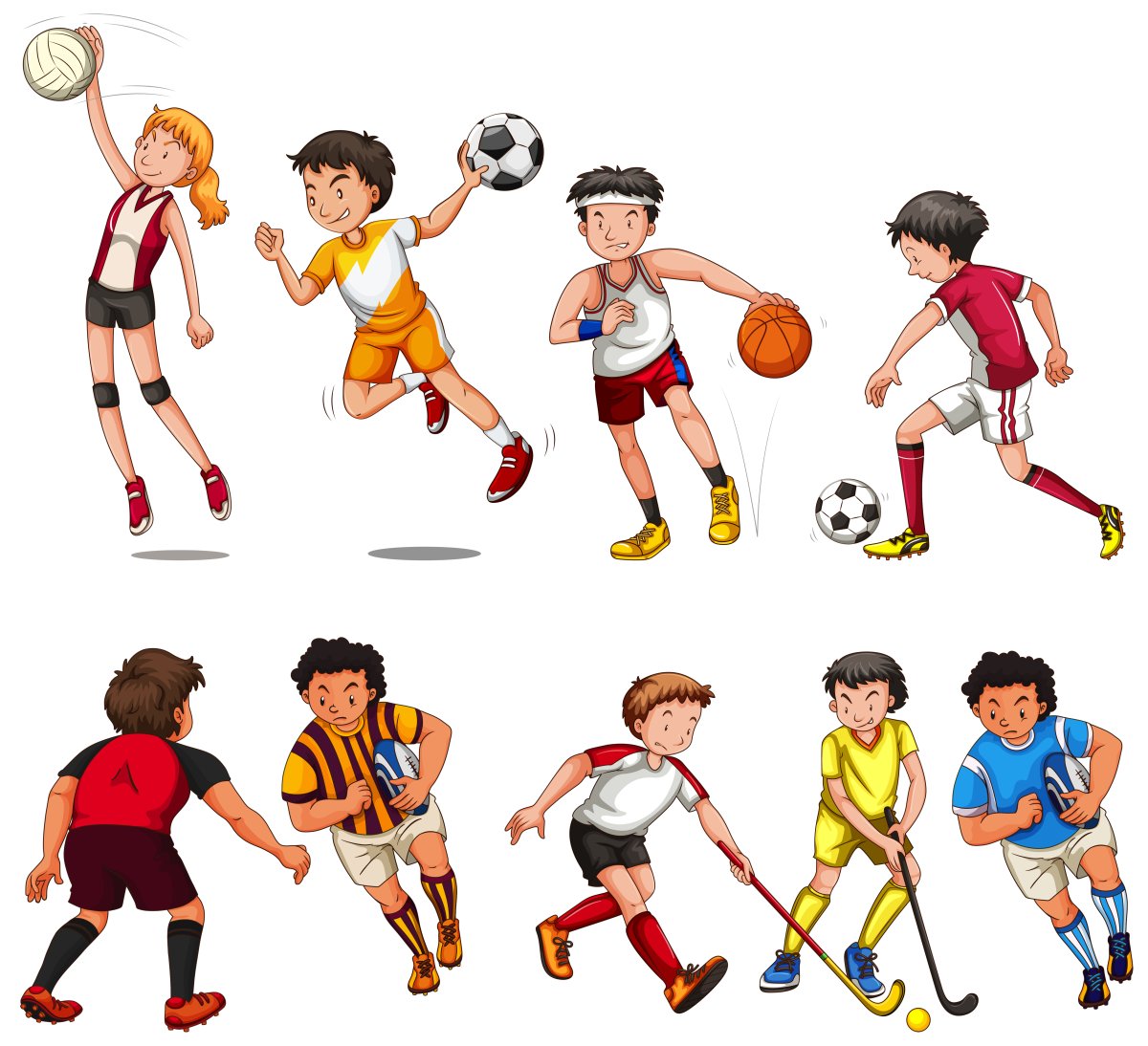 Разные виды спорта для детей