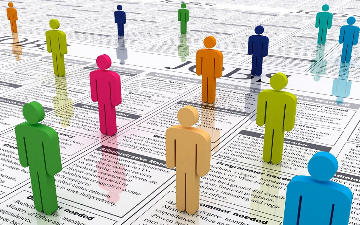 Рынок труда иллюстрации