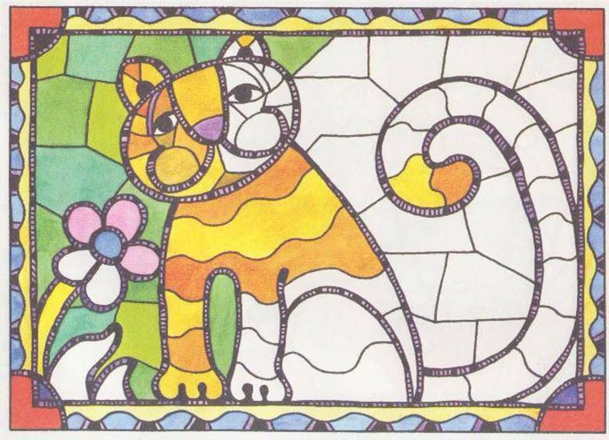 Рисование мозаикой для детей