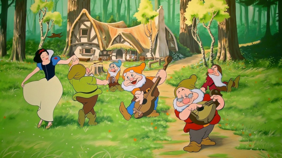 Белоснежка и семь гномов мультфильм