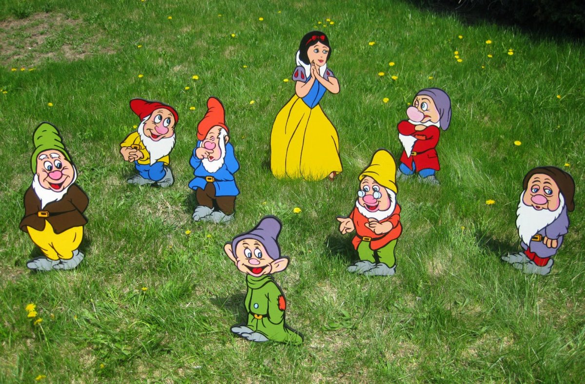 Гномики разных цветов