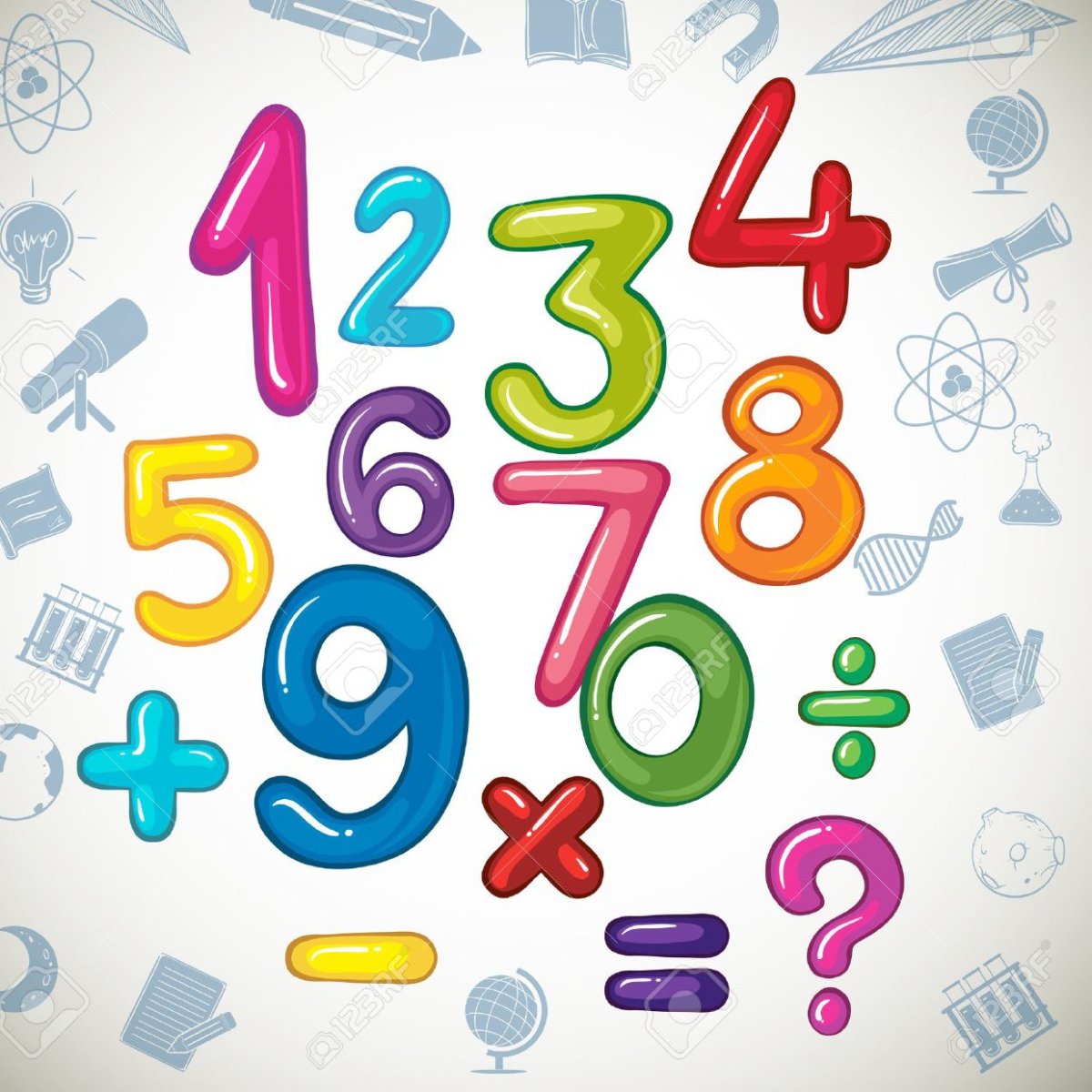 Рисунок на тему урок математики