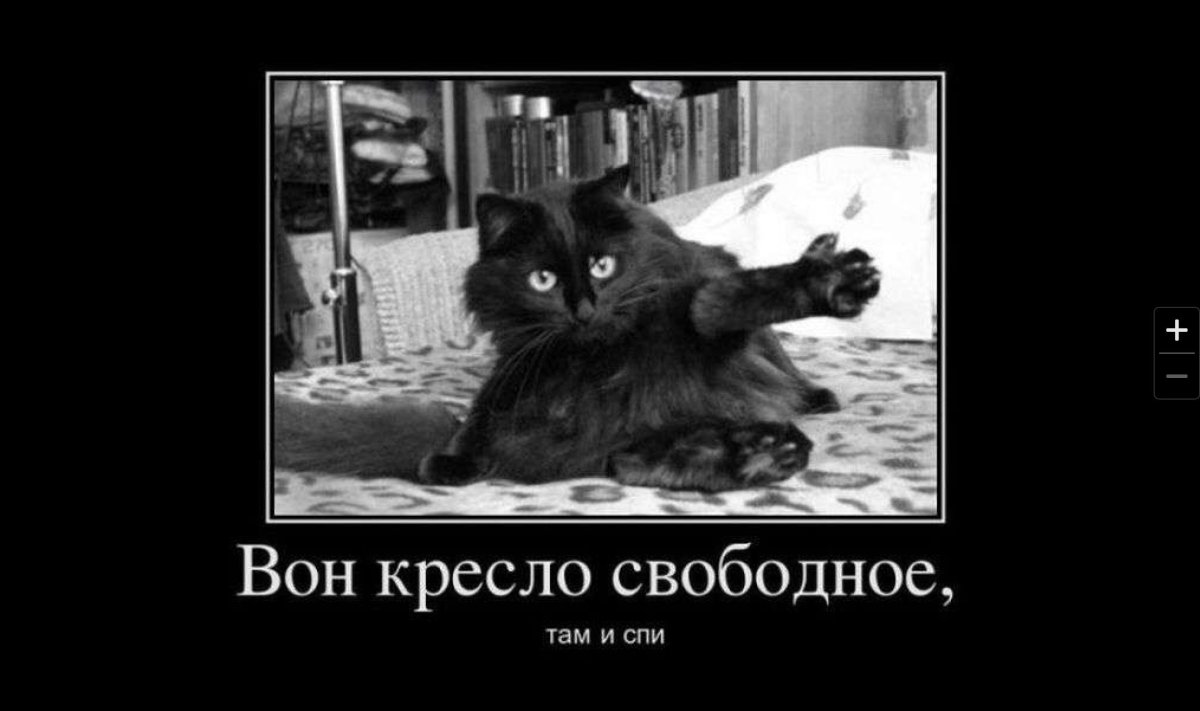 Вон кресло свободное там и спи