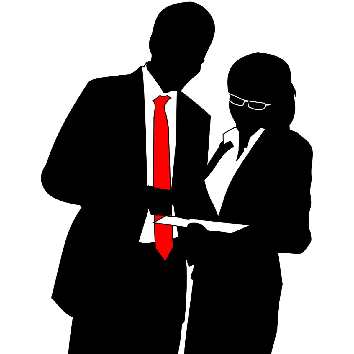 Силуэт бизнесмена