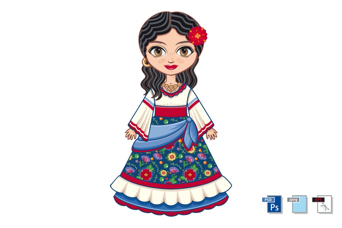 Цыганка мультяшная