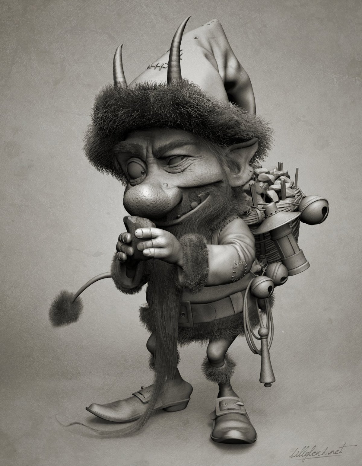 Гномы в шапочках раскраски