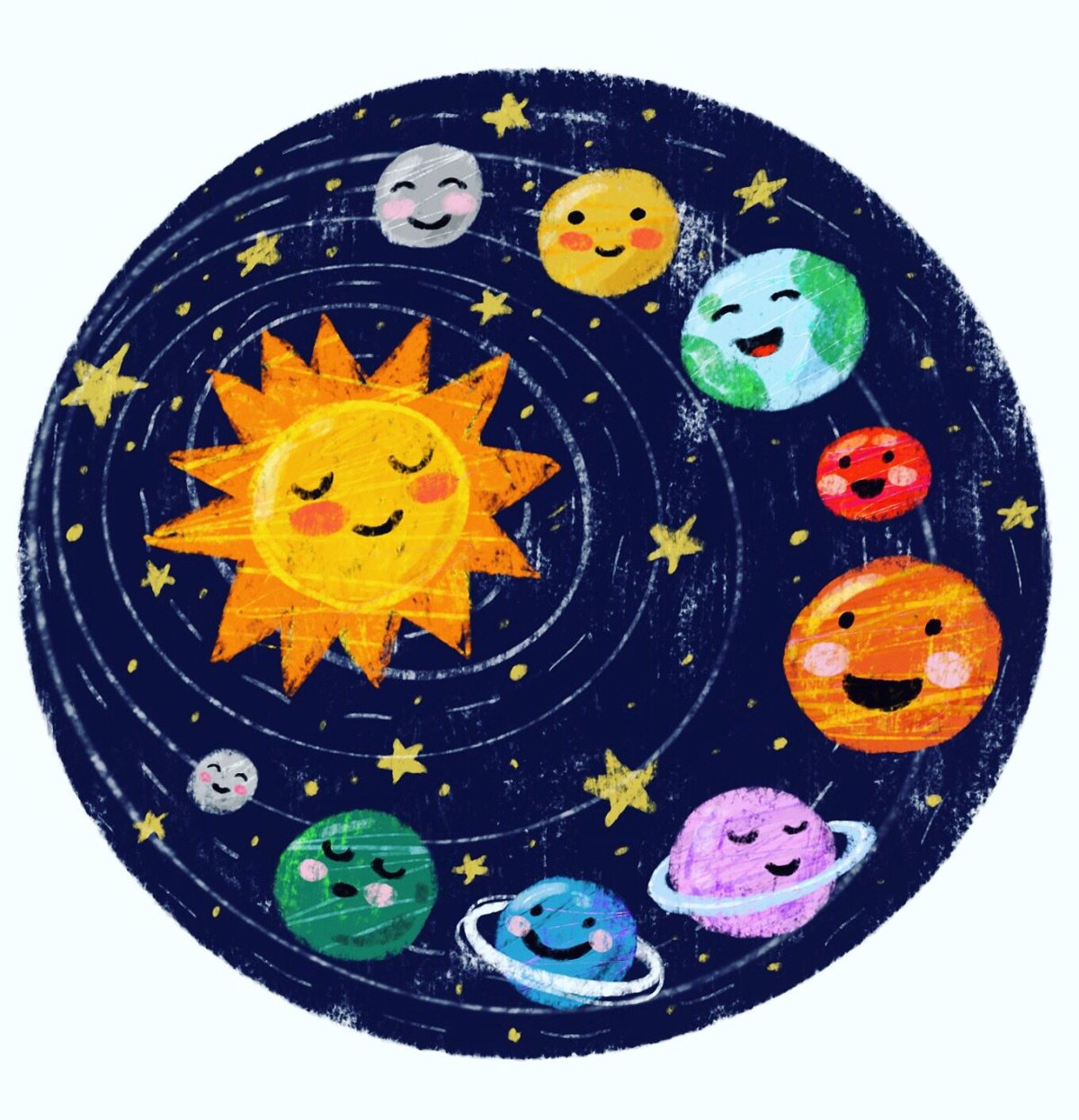 Космос планеты для детей