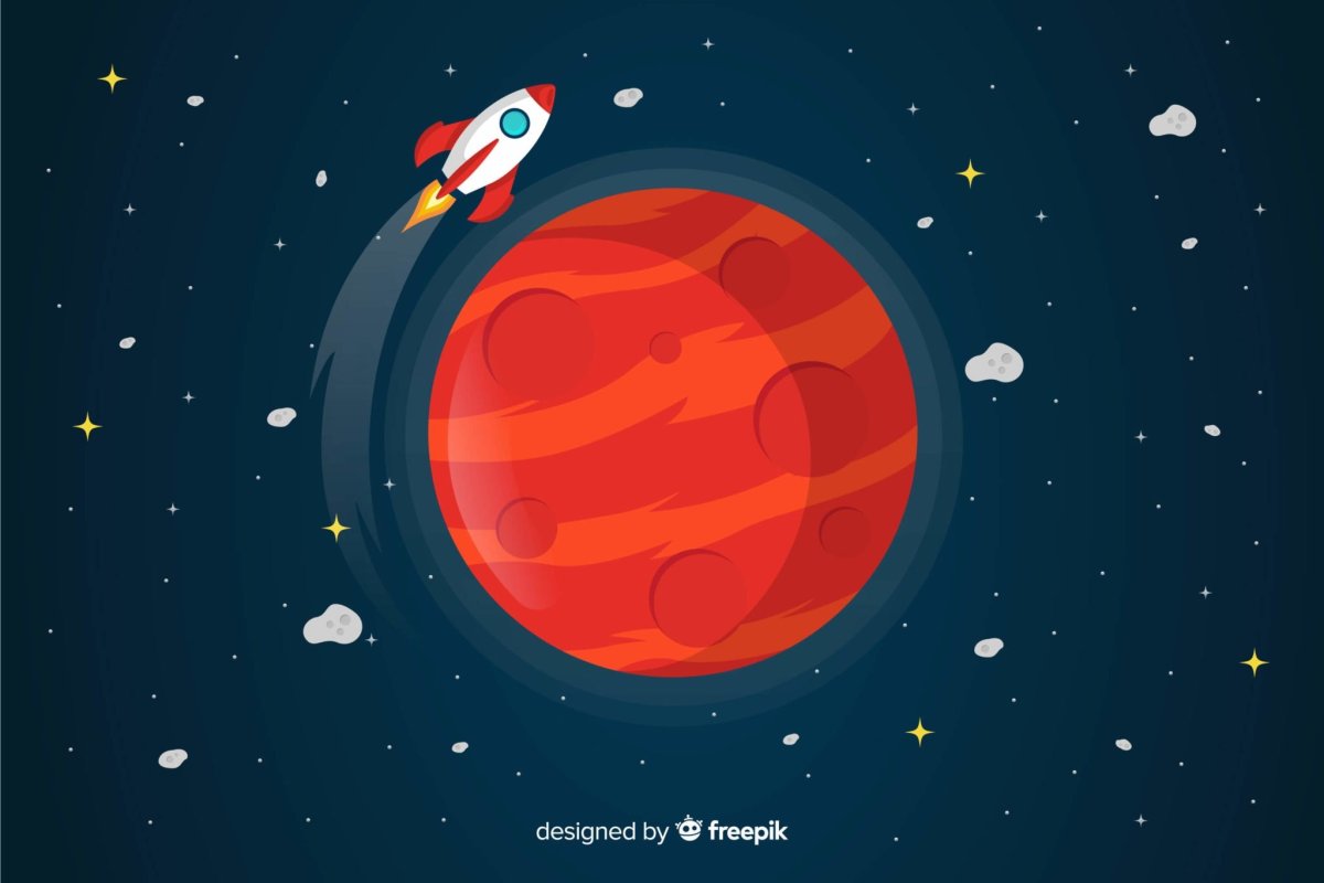 Марс мультяшный