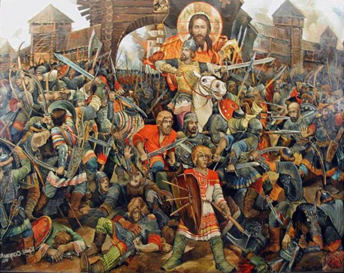 Куликовская битва карта Руси