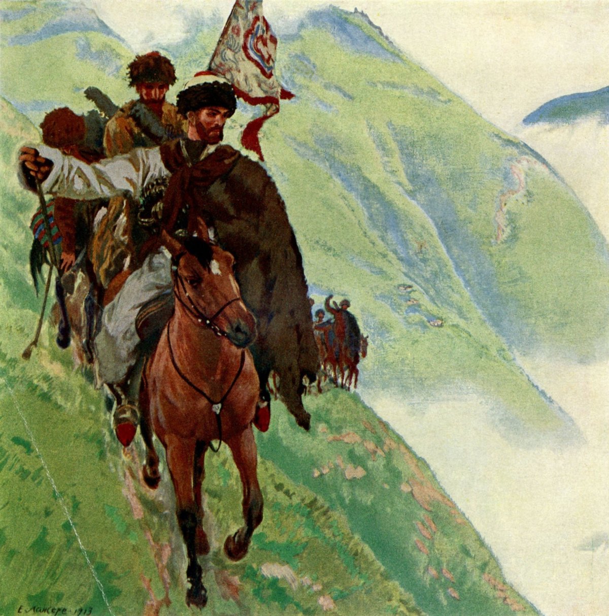 Иллюстрация к поэме м. ю. Лермонтова « демон».)