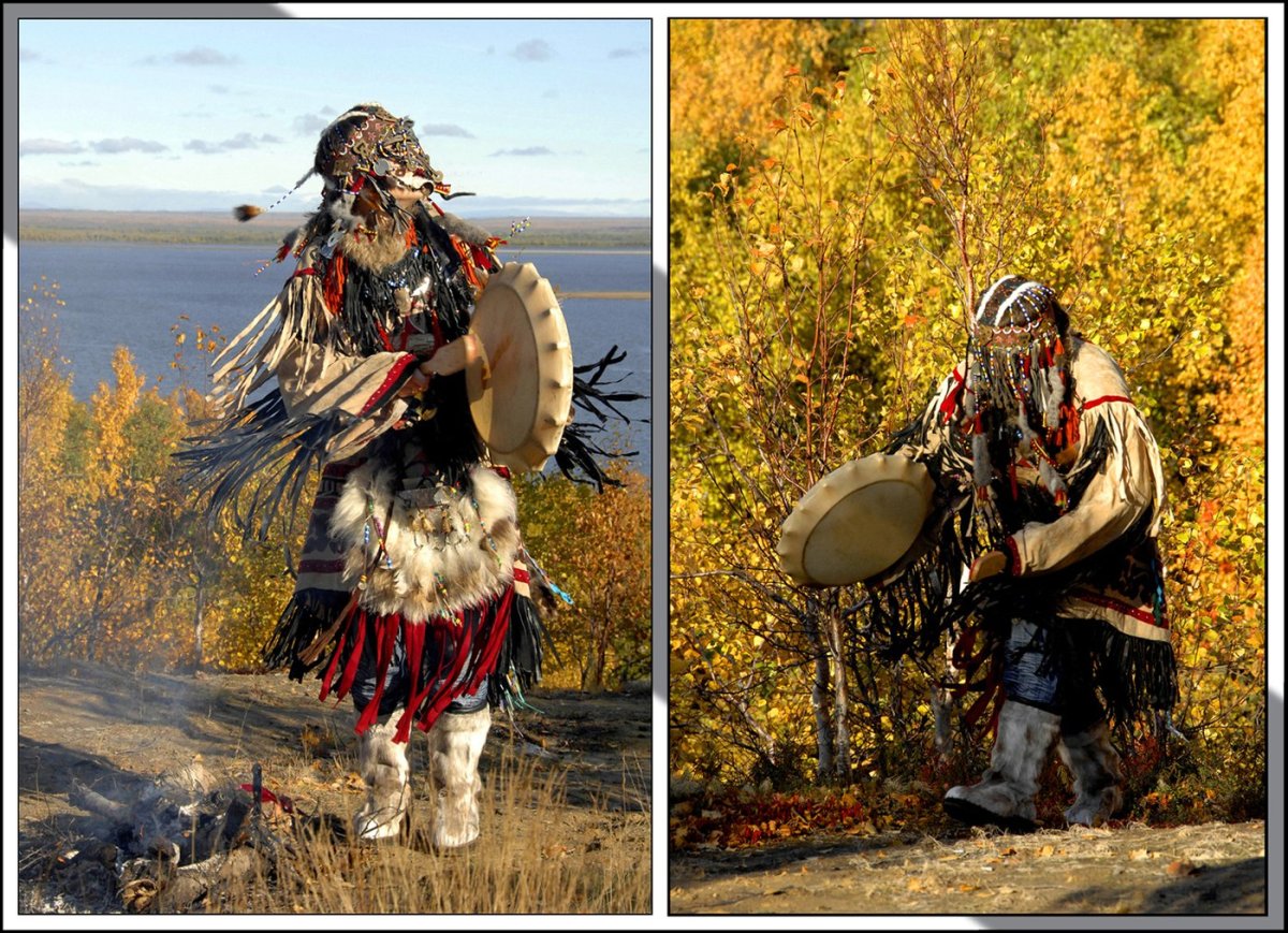 Шаман иллюстрация