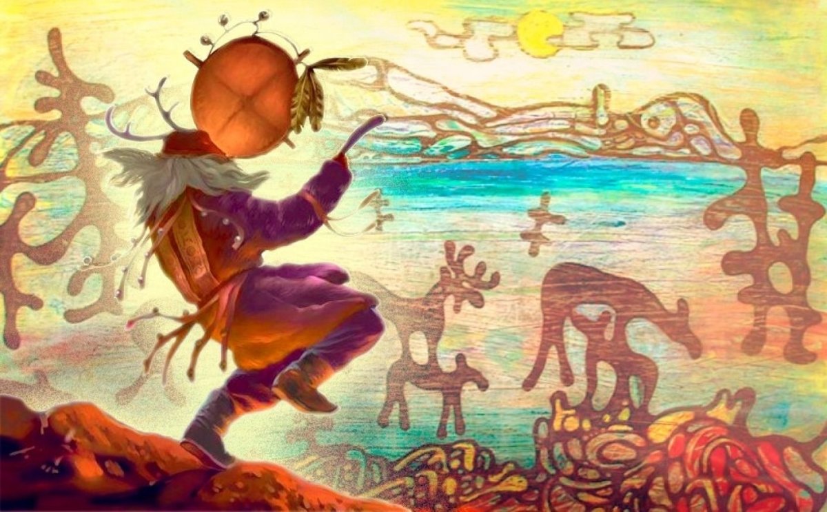 Шаман Якут арт