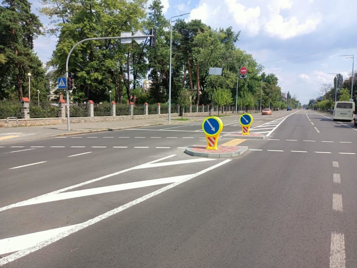 Островок безопасности на дороге