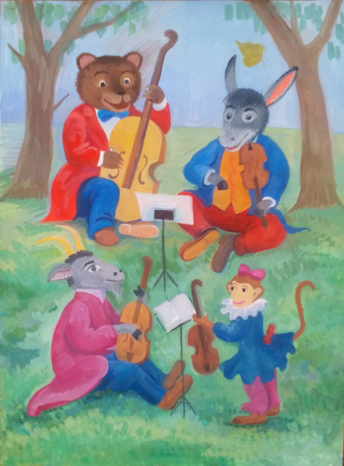 Квартет Крылов живопись