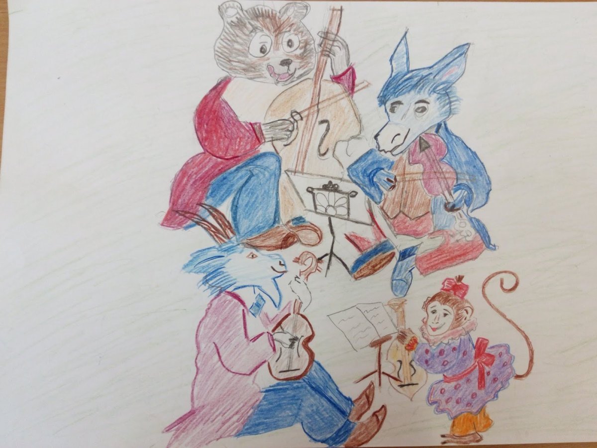 Квартет рисунок 4 класс