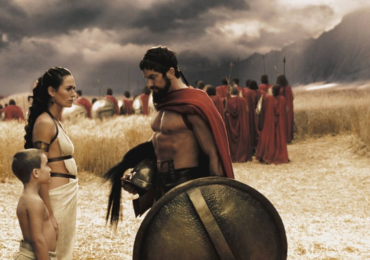 Царь Леонид 300 спартанцев Джерард Батлер