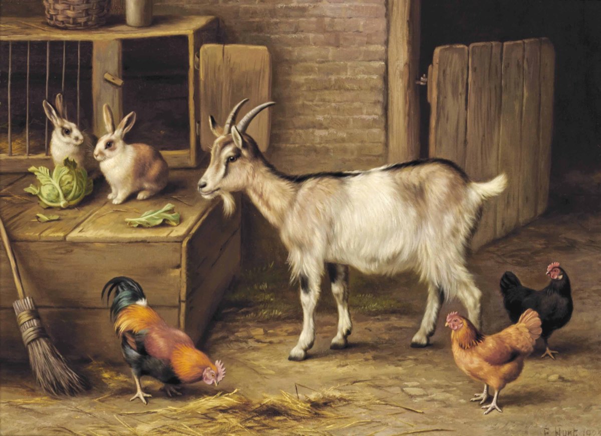 Козлы в живописи