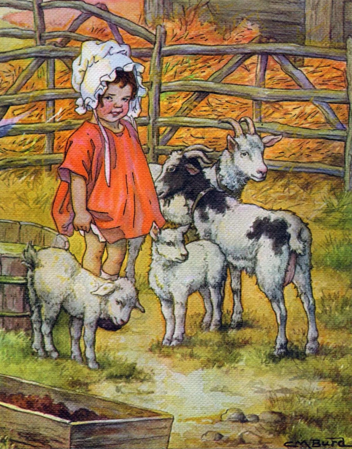 Сюжетная картина домашние животные