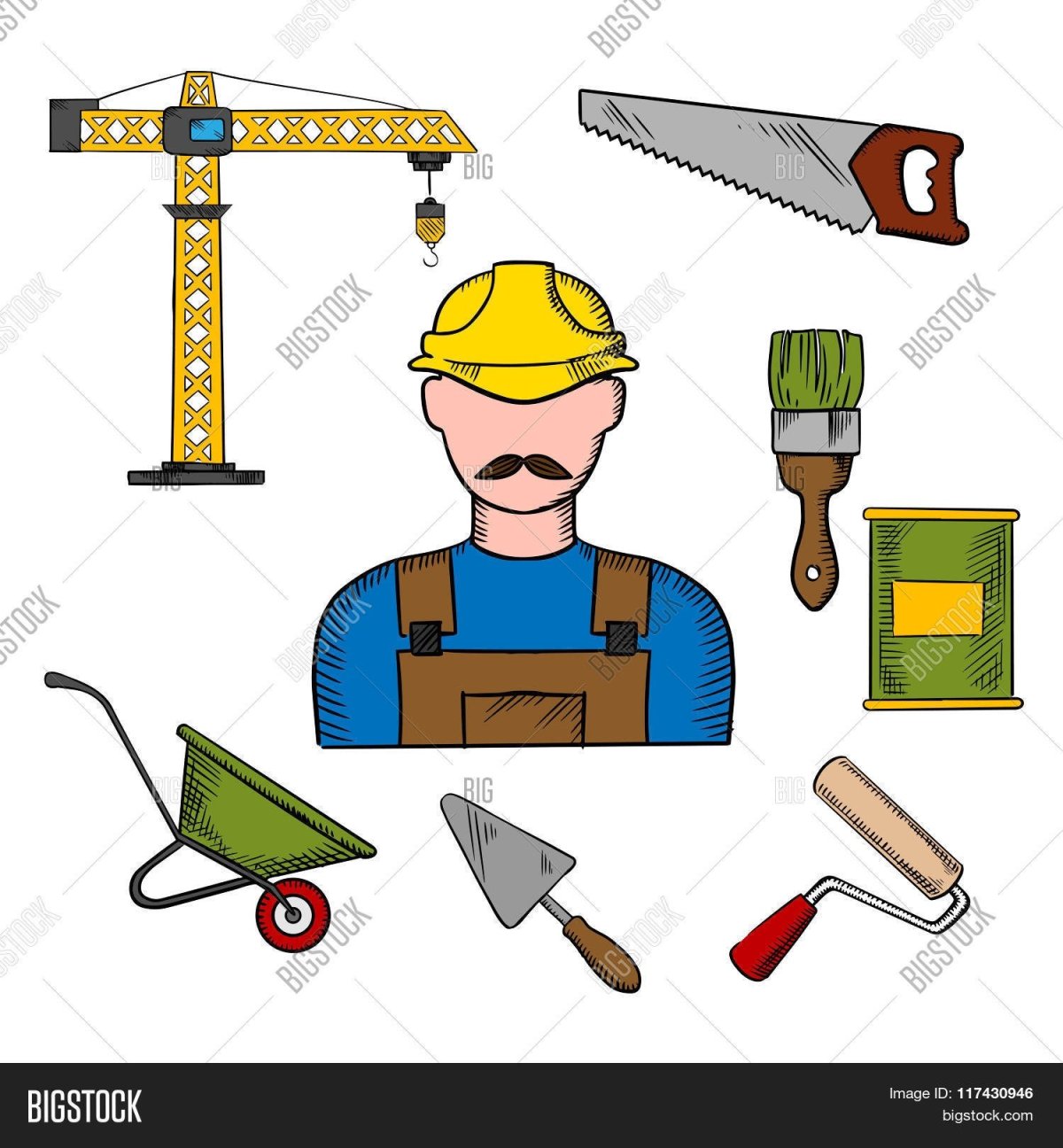 Атрибуты строителя