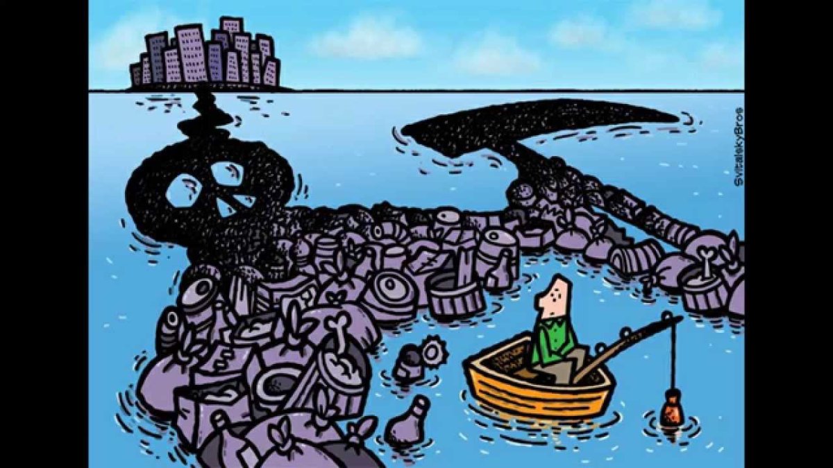 Загрязнение природных вод