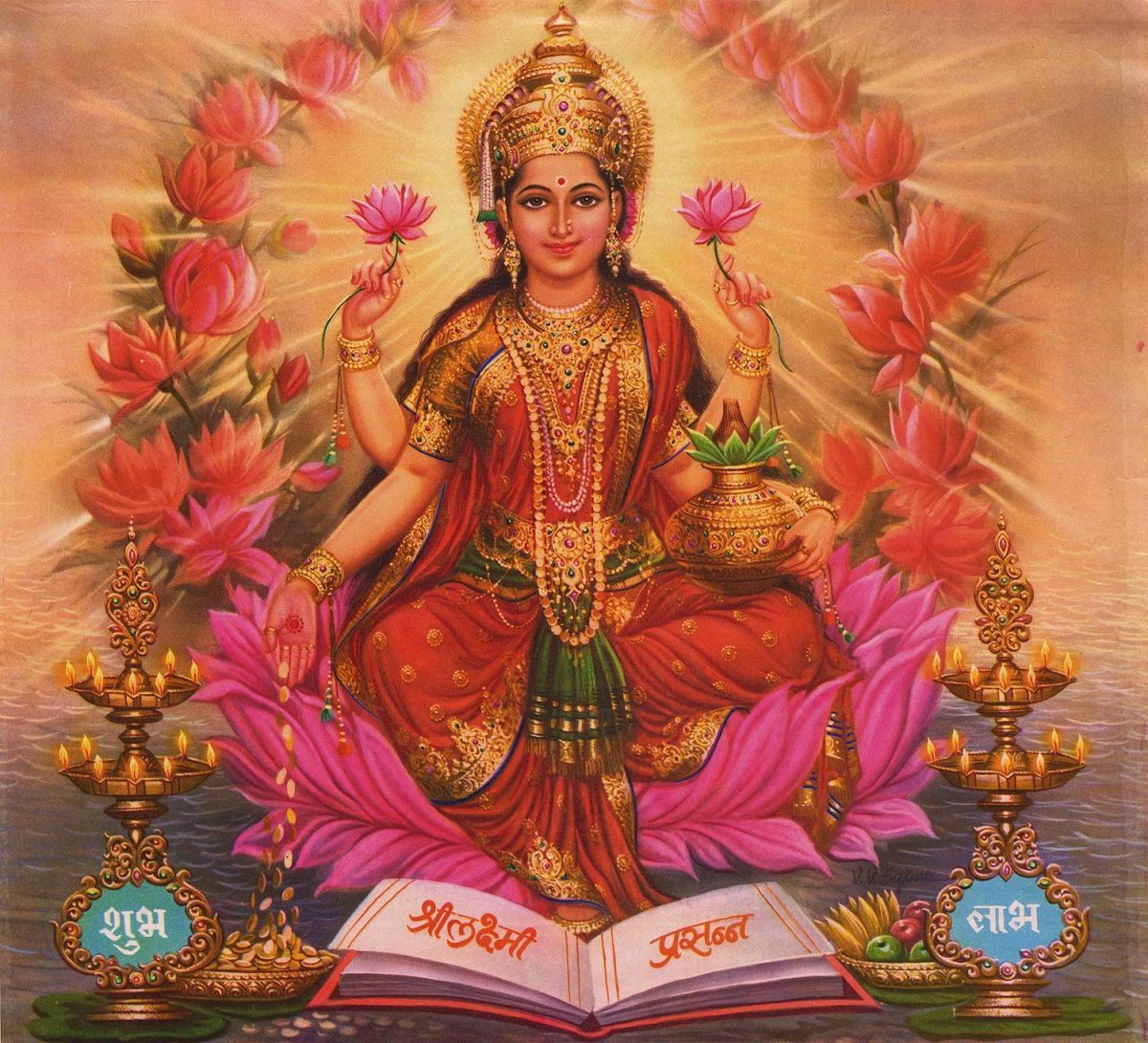 Индийская богиня Лакшми
